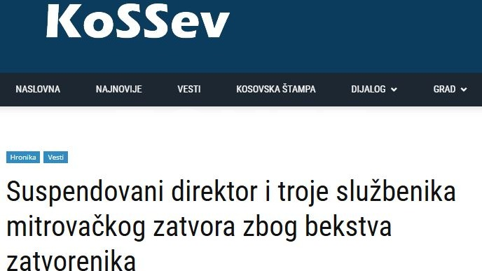 Suspendovani zatvorski radnici